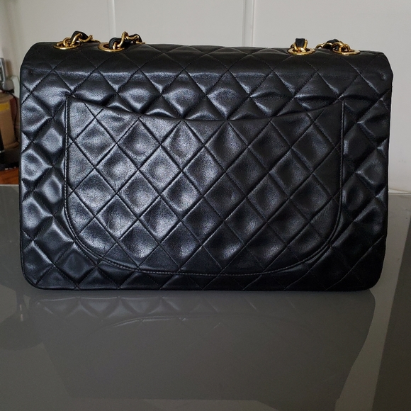 CHANEL Lambskin Maxi Jumbo 34 Shoulder Bag - Picture 2 of 8